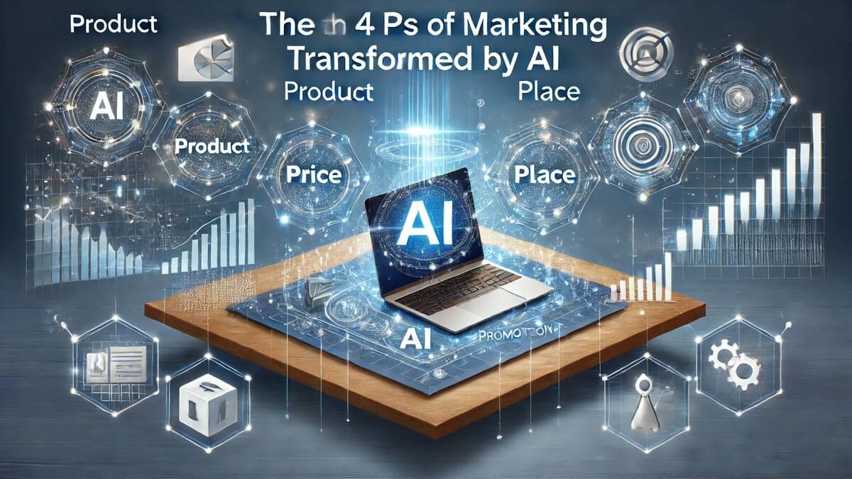 4 Ps of Marketing in AI Era - Product, Price, Place, Promotion Enhanced by AI