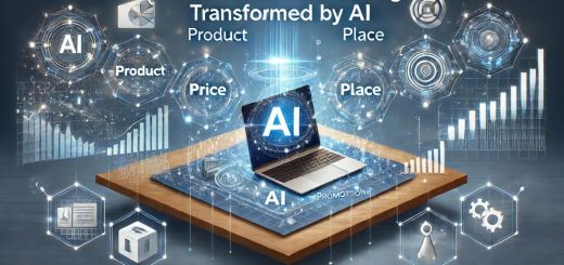 4 Ps of Marketing in AI Era - Product, Price, Place, Promotion Enhanced by AI